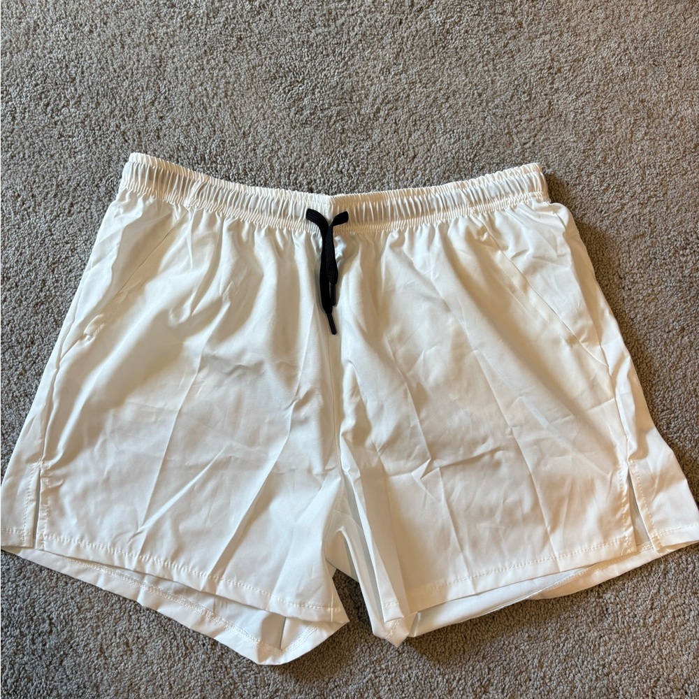 White Athletic Shorts